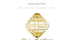 Desktop Screenshot of chicksthatpitch.com